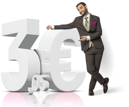 3,05€