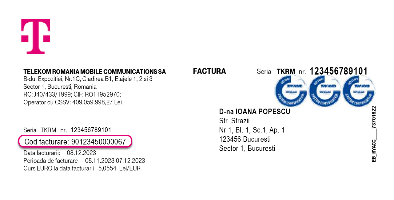 pit To contaminate Book Plata Factura - Telekom